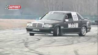 Drift SHOW com o James (Mercedes) - 2º CAM rally festival Braga 2012