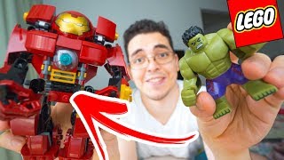 MONTANDO A HULKBUSTER E O HULK DE LEGO (Lego Marvel Super Heroes The Hulk Buster Smash)