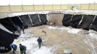 водоем. бентонитовый мат BENTOLOCK. СибСтрой-Экология
