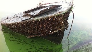 Подъем старых затонувших катеров