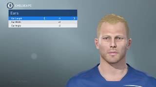 Eidur Gudjohnsen PES 2019 face build + stats (classic Chelsea, Barcelona)