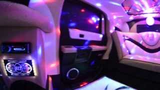 Клубный салон лимузина Хаммер / Hummer H2. Супер цветомузыка. Воронеж. http://wedcarlimo.ru/