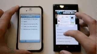 iPhone 4S vs Nokia Lumia 900: сравнение производительности (comparison)