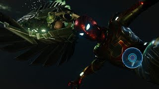 Spider-Man vs Vulture and Electro (Iron Spider Suit Walkthrough) - Marvel's Spider-Man