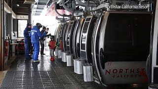 Here's a look at skiers enjoying Lake Tahoe resort after 18 inches of snow over Thanksgiving