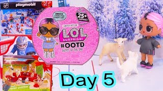 Day 5 ! LOL Surprise - Playmobil - Schleich Animals Christmas Advent Calendar - Cookie Swirl C