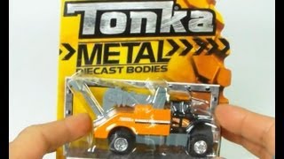 Quickie Car Review   TONKA Metal Diecast TOW TRUCK   diecast with Real Rider type rubber tires