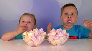 ✿ ЧЕЛЛЕНДЖ ПУХЛЫЙ КРОЛИК // CHUBBY BUNNY CHALLENGE Челленджи Для Детей Вызов Принят Пухлый Кролик