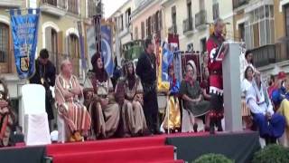 Dénia (06.08.2011).- El pregón de las fiestas de Moros y Cristianos inaugura la Plaza del Consell