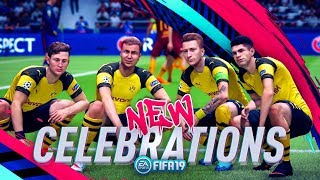ALL NEW CELEBRATIONS IN FIFA 19!!