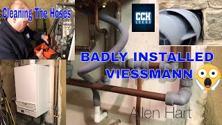 VIESSMANN VITODENS 100 COMBI BOILER - Badly Installed - Sludge
