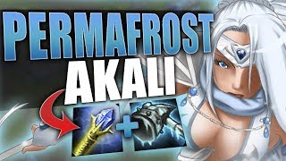 PERMAFROST AKALI BUILD! TRY TO RUN NOW NOOB! (SEASON 7 AKALI BUILD CHALLENGE) - League of Legends
