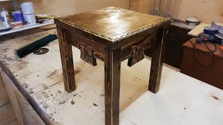 самоделка из дерева  как сделать необычный табурет