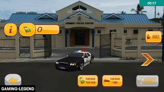 City Police Car Drive Parking Lot Android Gameplay HD