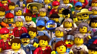 A Man Has Fallen Into the River in LEGO City but with too many adjectives