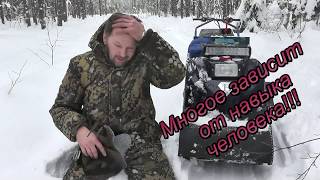 Реальный обзор Мотособаки Бурлак М и Тофалар в глубоком снегу. Мужские приключения 18+