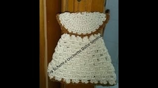 Presina Vestitino all'uncinetto(Pot Holder Crochet Mini Dress )