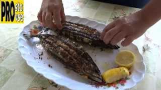 Вкусная скумбрия на гриле с лимоном. Любимый рецепт.