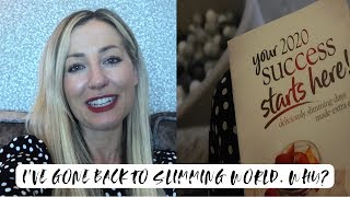 I'VE GONE BACK TO SLIMMING WORLD! WHY? NEW BOOK 2020.