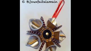 DIY Coffee pod: Comment faire une étoile dorée pour Noël.