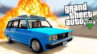 GTA 5 Моды: Русская LADA 2104 в GTA 5 - Русские Машины!