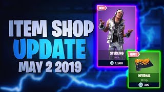 Fortnite Item Shop Update *NEW* STERLING SKIN! [02.05.2019 - 2nd May 2019] Fortnite Battle Royale