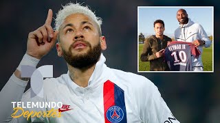 El homenaje de Neymar a Kobe Bryant tras marcar un gol | Telemundo Deportes