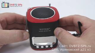 Wster WS 259 - обзор портативной мини акустики