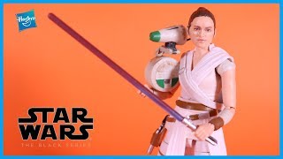 Star Wars The Black Series EPISODE 9 REY & D-0 Action Figure Toy Review