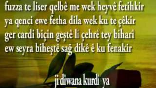 CİZRE KÜRTÇE ŞİİR ŞEYH  M.NURULLAH SEYDA ELCEZERİNİN KÜRTÇE DİVANINDAN