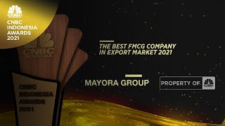 Mayora Group Raih 'The Best FMCG Company In Export Market 2021'