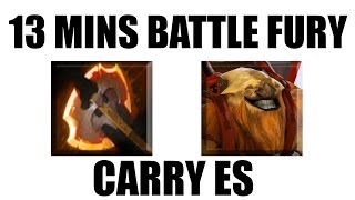 Dota 2 CARRY ES by Maybe - Faster Battle Fury than my AM :(