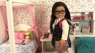 Morning Routine Matinale Poupée American Girl Rentrée des Classes Back to School