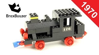 Lego - Back To History - 126 Steam Locomotive (Push) - 1970! - BrickBuilder