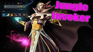 DoTa 2 How To Jungle Invoker Patch 7.22d