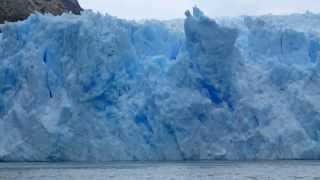 San Rafael Glacier Ice Calving in Chile
