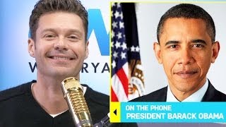 President Barack Obama On Shopping at The Gap I Interview I On Air with Ryan Seacrest