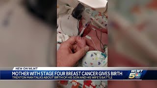 Woman diagnosed with breast cancer gives birth to 4th child