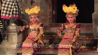 Танцы Бали Легонг и Баронг Balinese dances Legong and Barong Ubud, Bali