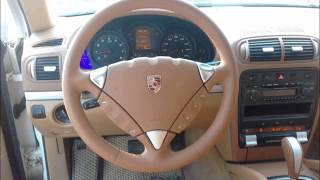 как снять руль на porsche cayenne
