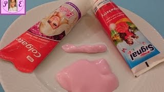 Diş macunu ile Slime yaptık bu kez başardık ::))