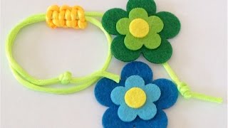 DIY .Как сделать раздвижной узел замок для браслетов