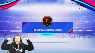 91ST IN THE WORLD TOP 100 FUT CHAMPIONS REWARDS + 4 RED PLAYER PICK PACKS! FIFA 19 ULTIMATE TEAM