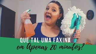 Faxina em menos de 20 minutos? | Faxina | #organizandocomacris #comoorganizar