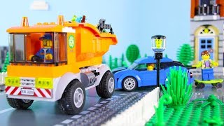 LEGO City Garbage Truck Fail STOP MOTION LEGO City Garbage Dump Site | LEGO City | Billy Bricks
