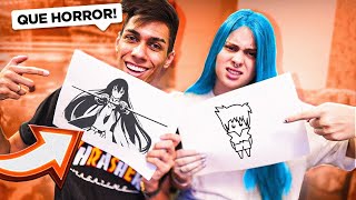 QUEM FIZER O MELHOR DESENHO DE ANIME GANHA !! ‹ Ine ›