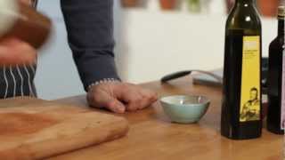 Jamie Oliver's extra virgin olive oil and balsamic vinegar