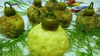 Новогодняя Закуска, "Елочные Шары", Рецепты на Новый Год