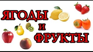 ФРУКТЫ И ЯГОДЫ Первые слова для малыша в картинках, Учим слова для детей от 1 до 3 года