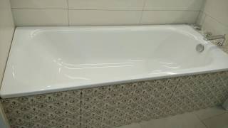 Kaldewei Saniform Plus 112800010001 стальная ванна как встроить ванну Калдевей  Kludi Tercio